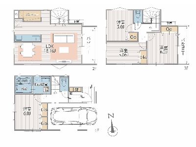 川崎市多摩区菅3丁目　新築一戸建　4980万円　18号棟