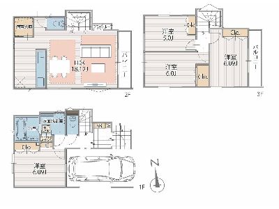 川崎市多摩区菅3丁目　新築一戸建　4880万円　19号棟