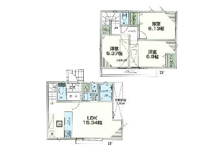 横浜市青葉区柿の木台　新築一戸建　5180万円