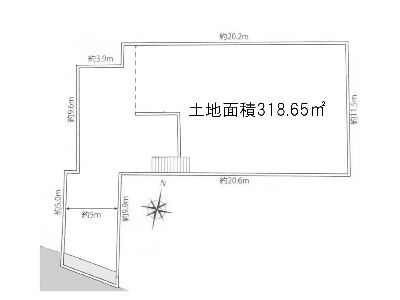 川崎市宮前区南野川1丁目　建築条件無売地　2580万円