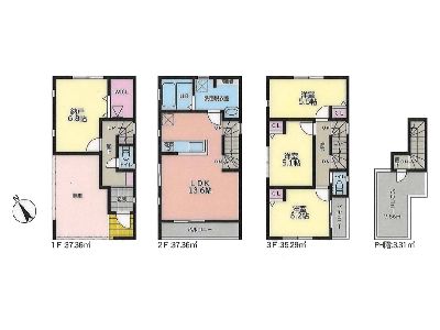 川崎市高津区久末　新築一戸建　4630万円　A号棟