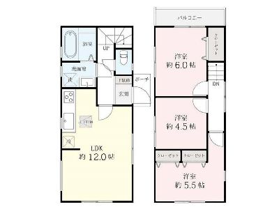 川崎市麻生区東百合丘1丁目　新築一戸建　3480万円