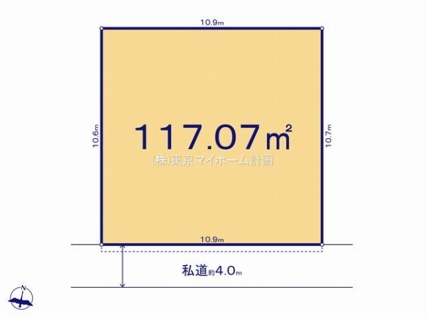 武蔵野市境1丁目　建築条件無売地　8580万円