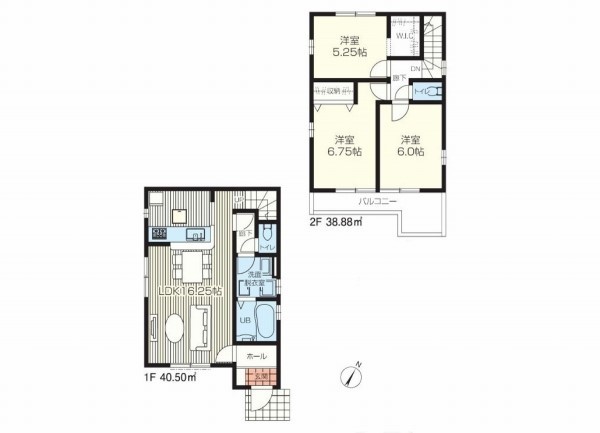 西東京市西原町5丁目　新築一戸建て　4530万円　3号棟