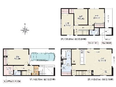 横浜市港北区新吉田東8丁目　新築一戸建　6290万円