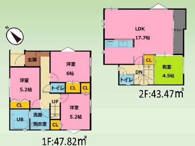 川崎市宮前区南平台　新築一戸建　4980万円　2号棟