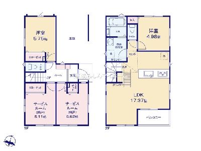 川崎市川崎区鋼管通2丁目　新築一戸建　5880万円　1号棟