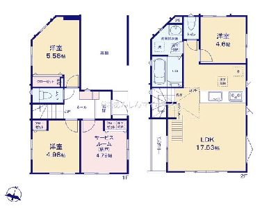 川崎市川崎区鋼管通2丁目　新築一戸建　6080万円　2号棟