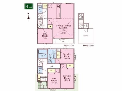 川崎市宮前区犬蔵3丁目　新築一戸建　5880万円　4号棟