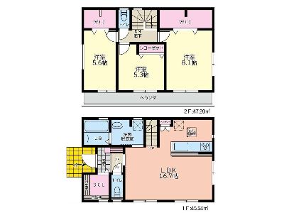 横浜市港北区新吉田東5丁目　新築一戸建　5180万円