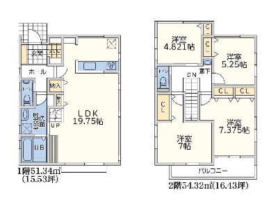 横浜市青葉区美しが丘西2丁目　新築一戸建　6780万円　A号棟