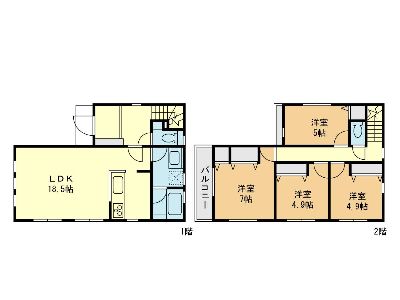 川崎市高津区上作延4丁目　新築一戸建　6580万円　4号棟