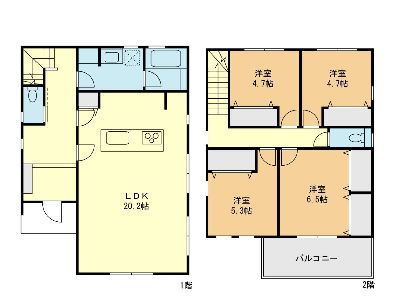 川崎市高津区上作延4丁目　新築一戸建　6780万円　6号棟