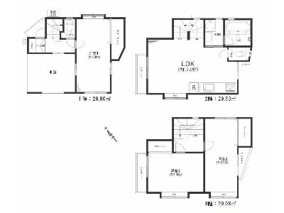 川崎市中原区上小田中1丁目　中古一戸建　5480万円