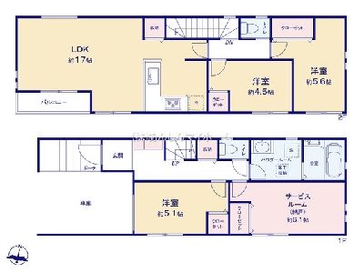 川崎市高津区蟹ケ谷　新築一戸建　5180万円　3号棟