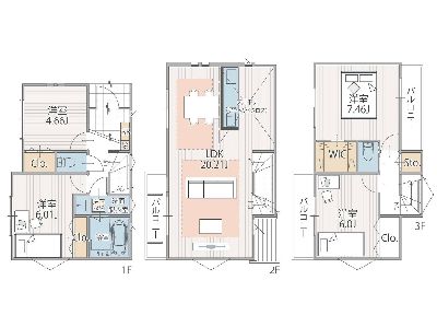 川崎市多摩区菅3丁目　新築一戸建　5280万円　7号棟