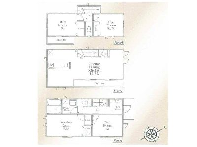 横浜市港北区鳥山町　新築一戸建　4290万円　2-A号棟