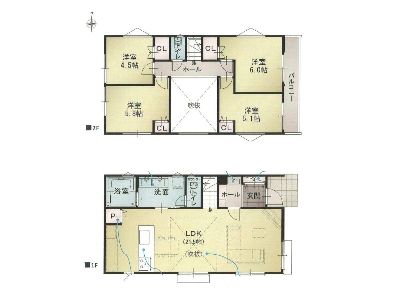 横浜市青葉区奈良町　新築一戸建　4980万円　1号棟