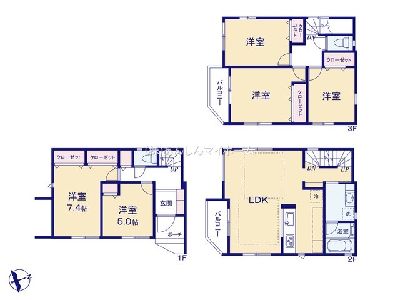 川崎市高津区明津　新築一戸建　6580万円　A号棟