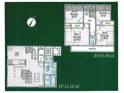 狛江市岩戸南4丁目　新築一戸建　5190万円　3号棟