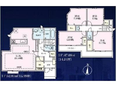 横浜市青葉区新石川4丁目　新築一戸建　8790万円　B号棟