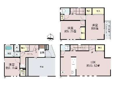 川崎市中原区新城中町　新築一戸建　6590万円　2号棟