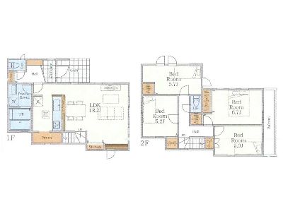 川崎市高津区久末　新築一戸建　5199万円　1号棟