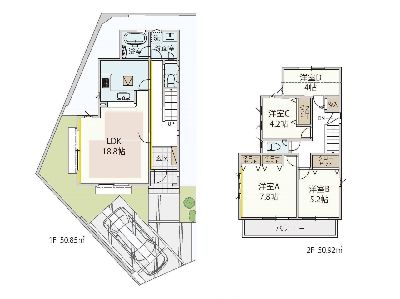 川崎市高津区久末　新築一戸建　4980万円　5号棟