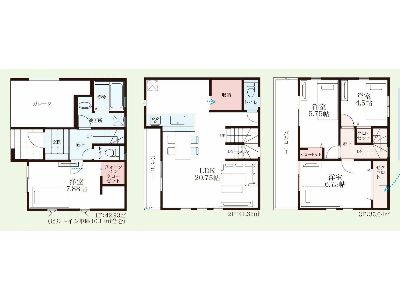 横浜市港北区高田西1丁目　新築一戸建　6480万円