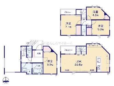 川崎市川崎区大師駅前2丁目　新築一戸建　6980万円