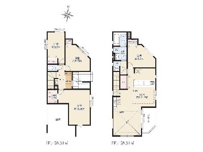 横浜市青葉区あざみ野4丁目　新築一戸建　7249万円　2号棟