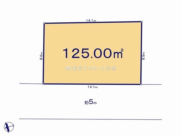 立川市砂川町3丁目　建築条件無売地　2380万円　2区画