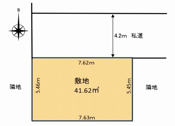 小金井市東町4丁目　建築条件付売地　4180万円