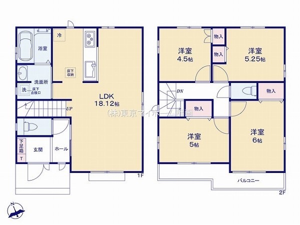 国立市泉3丁目　新築一戸建て　4690万円　C号棟