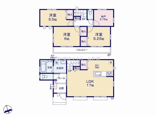 国立市泉3丁目　新築一戸建て　4290万円　E号棟